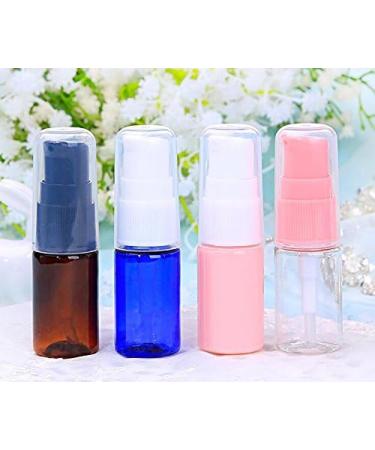6 Pack Empty 10ml Plastic Pump Bottles Cream Shampoo Lotion Pump Bottle Refillable Sample Travel Bottles Toiletries Liquid Container Jar Pot Vial for Cosmetic Make-up (Transparent) - Buy Online on SooperMarket.com