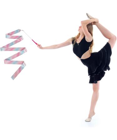 Lusofie 4-Piece Sparkling Dance Ribbons for Kids - 78.7-inch Rhythmic Gymnastics Ribbons for Dancing, Gymnastics Parties, Baton Twirling, and Play - Buy Online on SooperMarket.com
