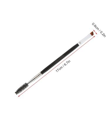 3Pcs Dual Brow Brush Set | Two-Headed Portable Professional Angled Eyebrow Brush for Beauty & Travel | International Shipping Available - Buy Online on SooperMarket.com