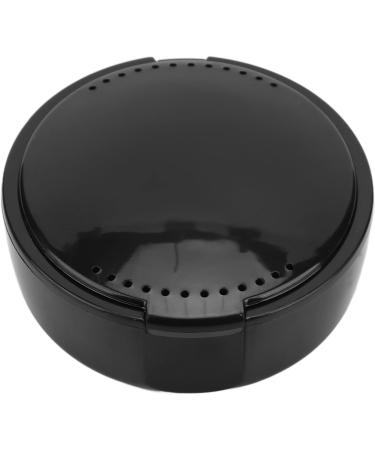 Denture Container | Easy to Clean Lightweight & Portable | Eco-Friendly Solution for the Elderly (Black) - Buy Online on SooperMarket.com
