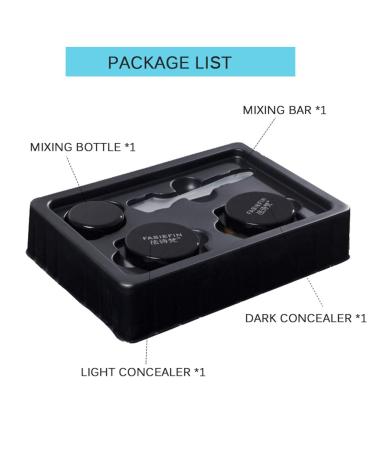 Ofanyia Professional Concealer Set - Waterproof Total Coverage Makeup for Birthmarks, Scars, Vitiligo - Concealer Kit for Flawless Skin - Buy Online on SooperMarket.com