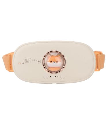 Heated Uterus Belt for Menstruation | 4-Level High Frequency Vibration Waist Belt for Women - Comfort & Relief (White) - Buy Online on SooperMarket.com