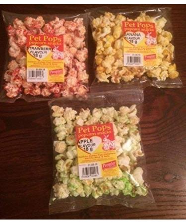 Premier Pet Snacks Pet Pops Small Animal Banana Apple & Cherry 3Pk 18G
