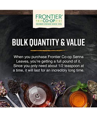 Frontier Natural Products Cut & Sifted Senna Leaf - 16 oz (453 g) | Herbal Laxative - Buy Online on SooperMarket.com