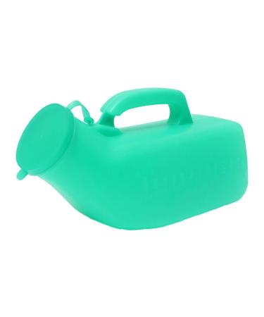 AIDIRui Male Urine Bottle with lid autoclavable for Travel Camping Patient 1.2L Green