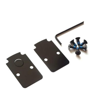 DPP Titanium Mounting Kit/Anti Flicker Sealing Plate Kit Compatible with Trijicon RMR/SRO Glock MOS and Springfield OSP Models Black Gen2