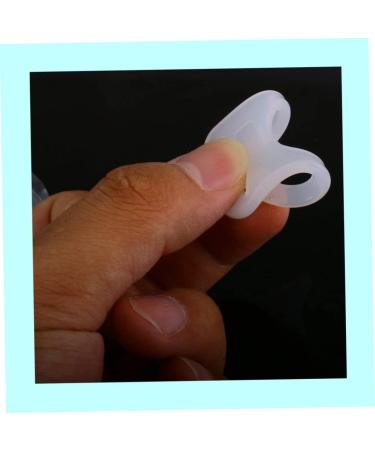 SouiWuzi 10pcs Baby Pacifier Holder - Silicone Dummy Clips & Soft Button Ring - Secure Your Baby's Pacifiers - White - Buy Online on SooperMarket.com