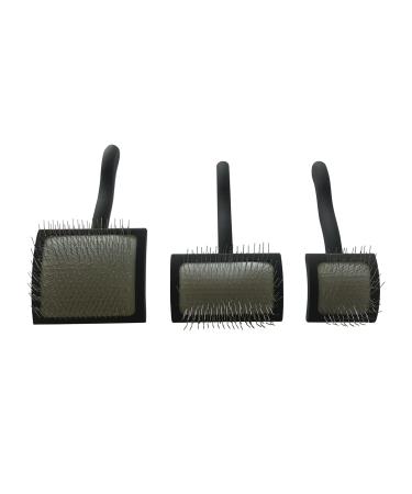 Chris Christensen Big K Dog Slicker Brush - Professional Grooming Tool for Fluffing, Detangling, and Styling - Large Black Brush for Time-Efficient Results - Buy Online on SooperMarket.com