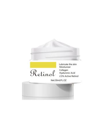 Retinol Cream For Face Retinol Face Cream With Hyaluronic Acid Nourishing Anti-Wrinkle Repair Cream Skin Care Anti-Aging Retinol Moisturizer For All Skin Types 1.05Oz