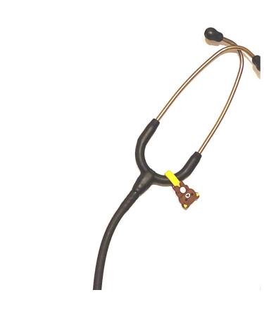 Stethoscope Charms Clip - Medical gift (Brown Bear)