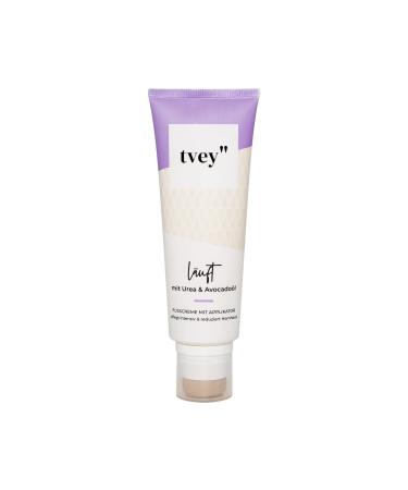 tvey "foot cream for very dry feet with 10% urea shea butter & avocado oil - effective foot cream against strong cornea - foot care of anti -cornea without sticky hands - made in germany 75ml vegan aromatic