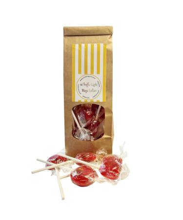 Bag of 10 Traffic Lights Individually Wrapped Mega Lollies