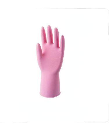 Dishwashing Gloves Household Cleaning Non-Slip Durable Kitchen Washing Bowl Household Laundry Waterproof Latex Rubber Gloves huangse63g Small - Buy Online on SooperMarket.com