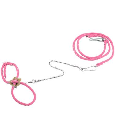 Adjustable Hamster Harness & Leash | Anti-Bite Vest for Hamsters Gerbils Rats Mice Ferrets & Squirrels - Pink - Buy Online on SooperMarket.com