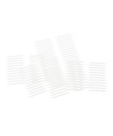 Angoily 30 Sheets Double-Side Stickers White Transparent Invisible Tapes Eyelid Double Creative Patches