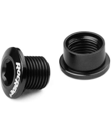 RocRide Single Chainring Bolts Pack of 5 - Black Aluminum or Steel - Buy Online on SooperMarket.com