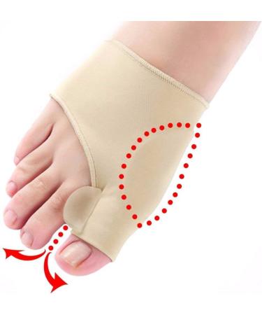 JHGCCL Toe Straightener Silicone Separator for Bunions - Foot Brace Support for Hallux Valgus - Buy Online on SooperMarket.com