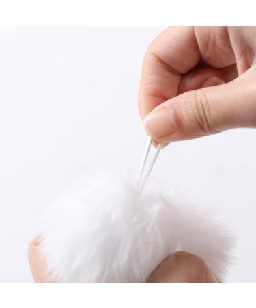 Large White Pom Pom Balls - 3 Inches - 20 Pieces - DIY Crafts Costume Accessory - Buy Online on SooperMarket.com