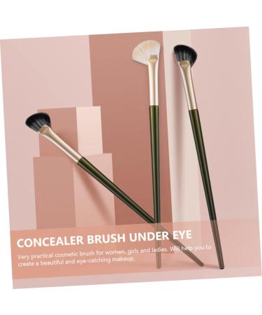 Baluue 4pcs Nose Shadow Brush Eyeshadow Angled Cosmetic Brush Concealer Brush Angled Brush Wooden Handle - Buy Online on SooperMarket.com