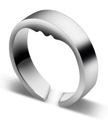 Titanium Steel Anti-Snoring Ring | Acupressure Natural Therapy Snoring Aid | Insomnia Solution (Extra Small) - Buy Online on SooperMarket.com