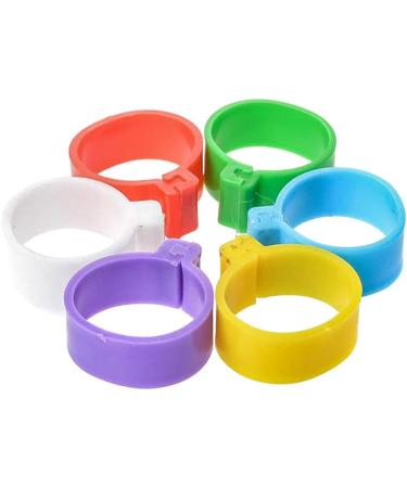 Givats Pigeon Footrings for Parrots - 300 Pieces Quail & Poultry Bands | Multi-Color 8mm Clip Leg Rings for Chickens & Pigeons - Buy Online on SooperMarket.com