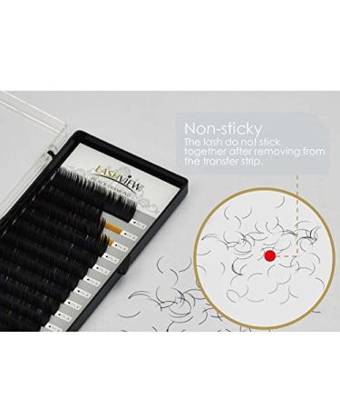 LASHVIEW Individual 0.15-C Mixed Tray Eyelash Extensions 8-15mm - Premium Soft Semi Permanent Lashes for Natural Look - Buy Online on SooperMarket.com