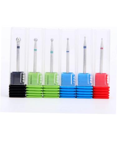 FOMIYES Nails Drill Bits Nail Drill Bits Manicure Drill Bits Grinding Head Round Beads - Buy Online on SooperMarket.com