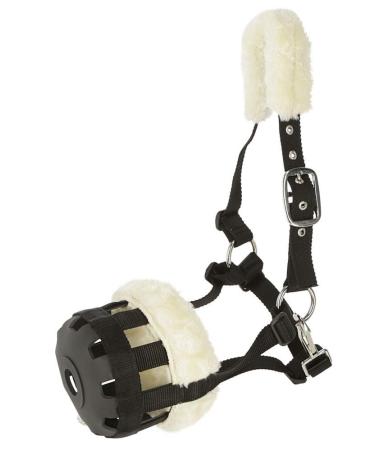 Covalliero muzzle grazing horse teddy fleece black Shetland