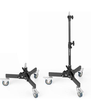 AMBITFUL 61-81cm/21-31.9 Professional Folding Floor Light Stand with Wheels - Buy Online on SooperMarket.com