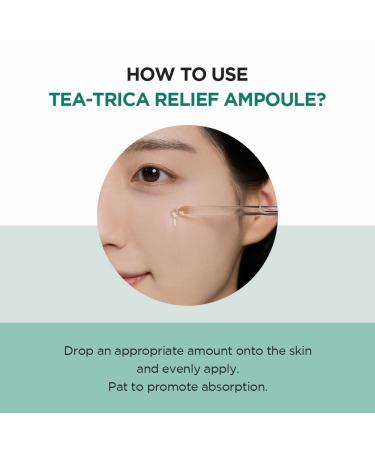 SKIN1004 Tea-Trica Relief Ampoule 100ml - Soothing Hydration for Sensitive Skin - Buy Online on SooperMarket.com