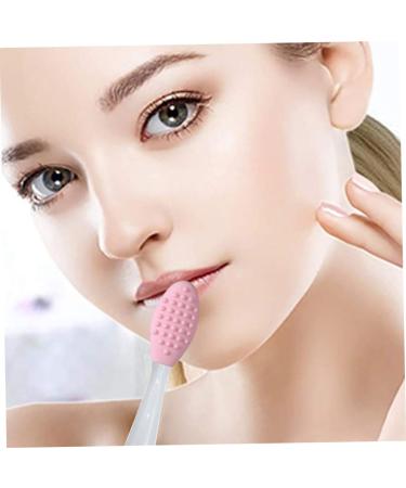 Silicone Lip Brush & Double-Sided Nose Scrubber - 2PCS Soft Blackhead Cleaner for Flawless Skin - Buy Online on SooperMarket.com