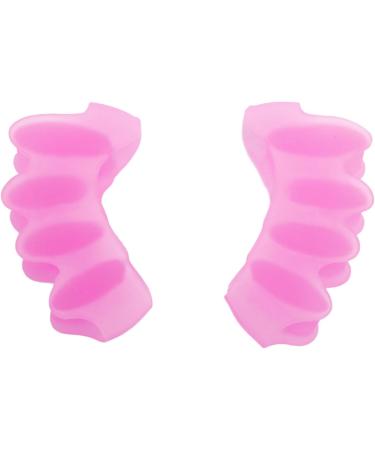 Weikeya Toe Corrector | Silicone Toe Separator 8 Pack | Easy to Wear & Wear-Resistant | Unisex Pink Ideal for Comfort & Alignment - Buy Online on SooperMarket.com