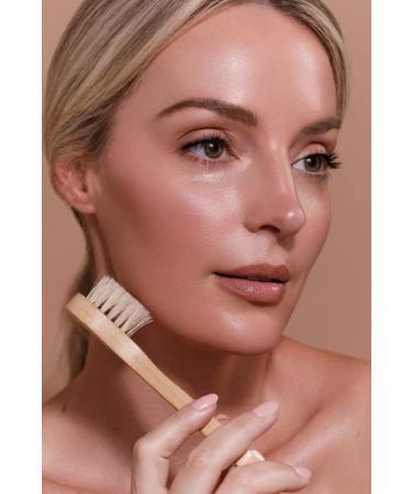 CSM Dry Brushing Body Brush Set - Natural Bristle Exfoliating Brushes for Soft Skin, Lymphatic Drainage, Cellulite & Circulation - Includes 1 Face Brush & 1 Body Brush Kit - Buy Online on SooperMarket.com