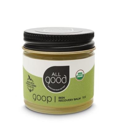 All Good Goop Organic Calendula Ointment | Chafing Cream Dry Skin Salve Cracking Lip Moisturizer | Soothes Hydrates and Calms | Skin Recovery Balm (1 oz) 1 Ounce (Pack of 1)