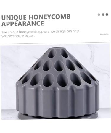 Healeved 1pc Grinding Head Storage Box Rotary Tool Nail Implements Nail File Bits Manicure Tools Holder Acrylic Display Risers Nails Nail Drill Organizer Holder Pe Base Cellular To Rotate - Buy Online on SooperMarket.com