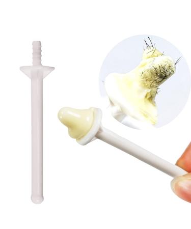 20pcs Disposable Nose Wax Stick Applicators for Cleaning Nose Hair | Plastic Nasal Wax Strips & Spatula Tools - Buy Online on SooperMarket.com