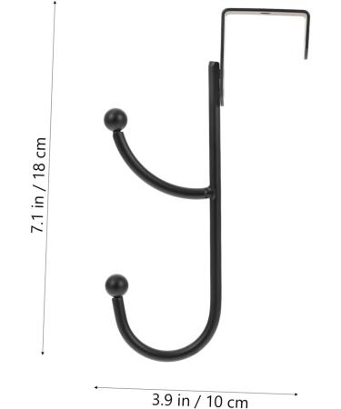 ABOOFAN 2pcs Door Hook Hat Hanger Over Door Clothes Hanger Rack Bathroom Towel Hooks Organizer Ordinary - Buy Online on SooperMarket.com