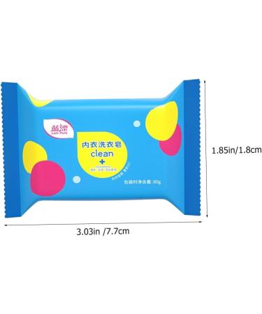 Angoily 5pcs Underwear Laundry Soap Underwear Clean Soap Hand Wash Underwear Soap Stain Remover Soap Fabric Stain Remover Underwear Soap Bar Fatty Acid Cleaning Soap Panties - Buy Online on SooperMarket.com