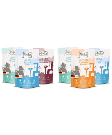 Mjamjam Mix package II 4*Wild & rabbits 4*turkey 4*duck & poultry 12 x 125 g 1 Pack (1 x 1.5 kilograms) & Mjamjam - Mix package IV 4*Huhn 4*duck & poultry 4*Pute 12 x 125g 1erPack (1 x 1.5 kilograms) Bundle with Mix package IV