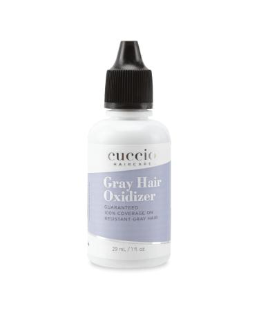 Cuccio Haircare Gray Hair Oxidizer - Guaranteed Full Coverage - Adds Depth And Shine - Intensifies Red Shades - Helps Color Penetrate Better - Can Be Used With Any Color Line - 1 Oz Treatment