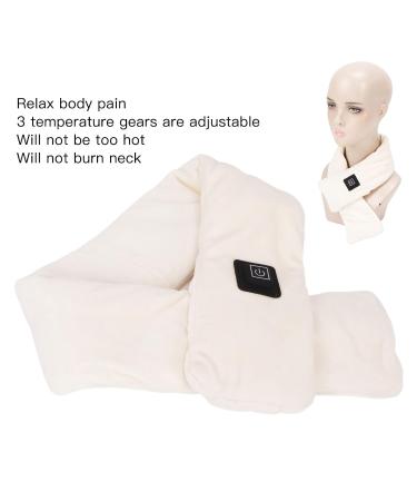 Electrical Neck Scarf - 3 Temperature Settings | USB-Heated Soft Winter Scarf for Neck Pain Relief - Buy Online on SooperMarket.com