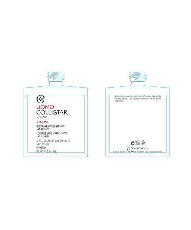 Collistar Aftershave for Sensitive Skin - Anti-Redness Alcohol-Free 100ml - Italian Import - Buy Online on SooperMarket.com