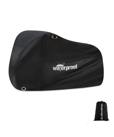 Bicycle garage outside bicycle cover waterproof for storage in the free waterproof waterproof bicycle sleeve oxford fabric for the interior 210d nylon with PU coating Wind protection