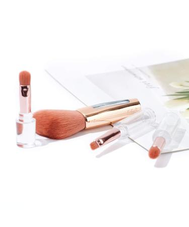 Professional Multi-function Makeup Brush Set | Soft & Comfortable Travel Brushes | 4-in-1 Face & Eye Shadow Brushes - Buy Online on SooperMarket.com