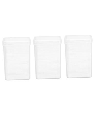 Beaupretty 1800 Pcs Glue Cleaning Pads Nail Extension Glue Lolita Accessories Nail Glue Cleaner Eyelash Extension Glue Wipes Nail Tools Lash Extensions Supplies White Cotton Rag Anti-clogging 8x6cmx3pcs Whitex3pcs