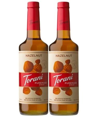 Torani Puremade Hazelnut Flavour Syrup 750ml 2 Pack