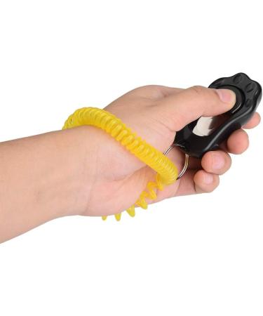 Zerodis Dog Training Clicker - Adjustable 3-Stage Sound Universal Pet Behavior Trainer for Cats & Dogs (Black) - International Shipping Available - Buy Online on SooperMarket.com