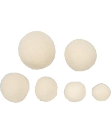 Wool Drying Balls 5Cm Wool Ball Felt Ball Ball Clothing Softener Dryer Static Remover 3Cm 4Cm for 6Pcs 3.5Cm Fabric Adhesives - Buy Online on SooperMarket.com