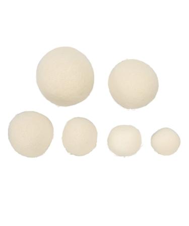 Felt Balls-6 Wool Drying Balls Dryer Balls Laundry Balls Static Reduction