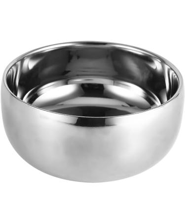 Natudeco Men's Wet Shave Soap Shell | Silver Metal Shaving Shell with Lid | Perfect for Soap Cream & Foam Shaving - Buy Online on SooperMarket.com
